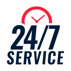 24/7 service icon